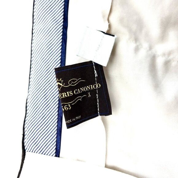 Luigi Bianchi Mantova Sartoria Dress Pants 40/26 Brown Flat Front Mid Rise - Picture 4 of 7